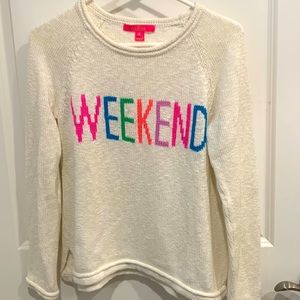 Lily Pulitzer “Weekend” Sweater. Size S